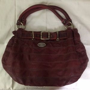 Red Leather Purse